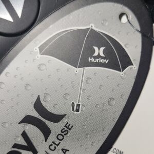Hurley Black and White Rain Umbrella